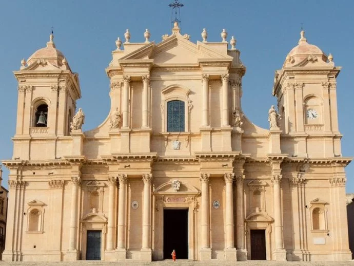 historic st. nicholas cathedral in Noto
