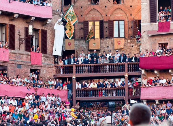 Palio Siena Race Italy August July