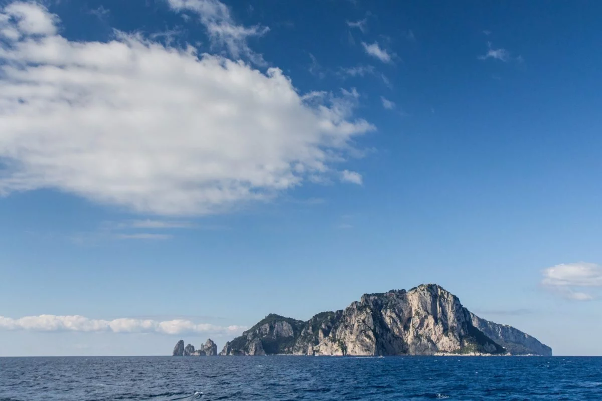 View across the sea of Capri