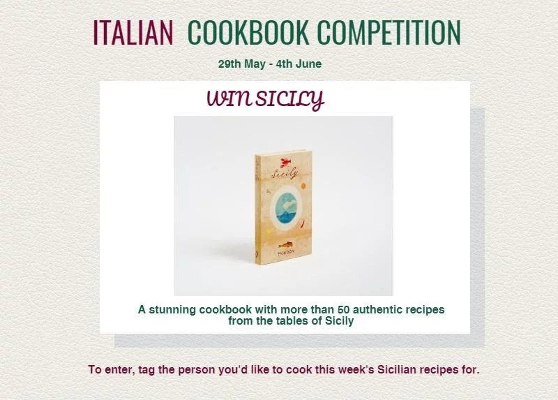 Sicily Cookbook competition