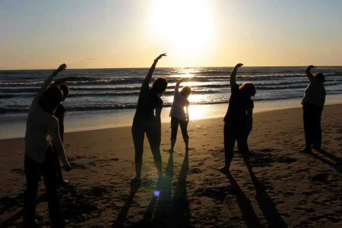 Pilates on the Beach