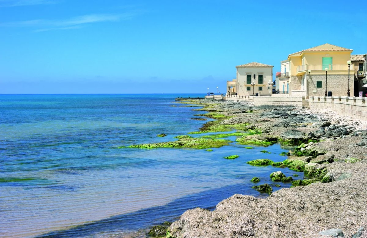 Seaside views of Sampieri in Sicily