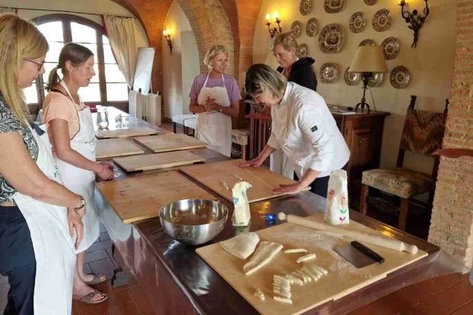 Cookery lesson in Sicily