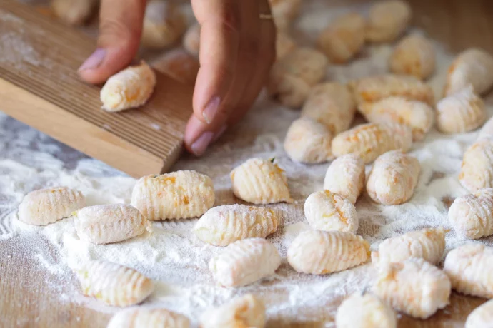 Homemade gnocchi