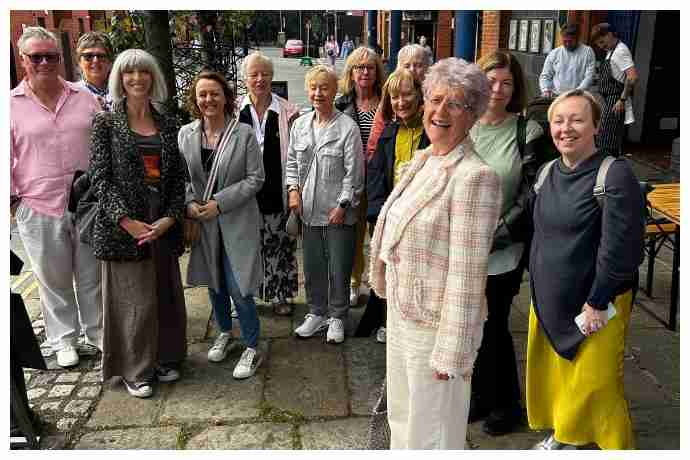 Scranchester Sept 2024 group with guide