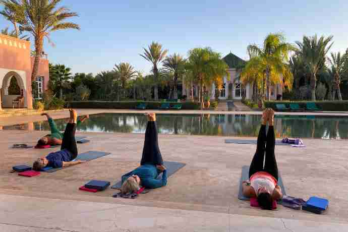 Marrakech Pilates dusk session