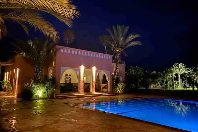 Marrakech-pilates-Arrive at the villa